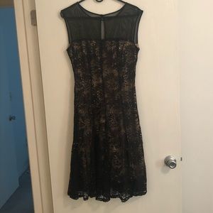 Black sweetheart dress with exquisite beading